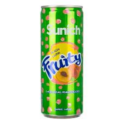 نوشیدنی فروتی هلو قوطی 240 میلی لیتر سن ایچ